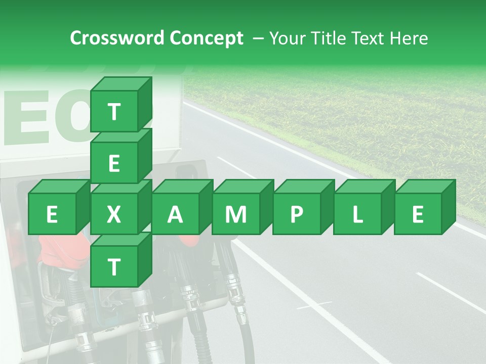 Pump Automobile Transport PowerPoint Template