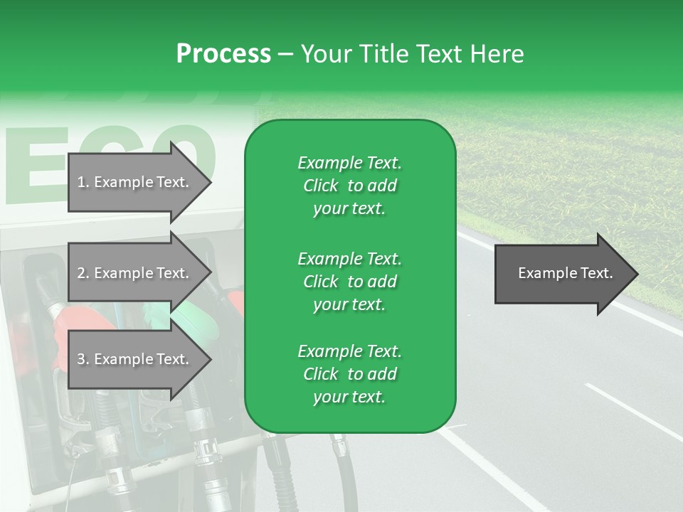 Pump Automobile Transport PowerPoint Template