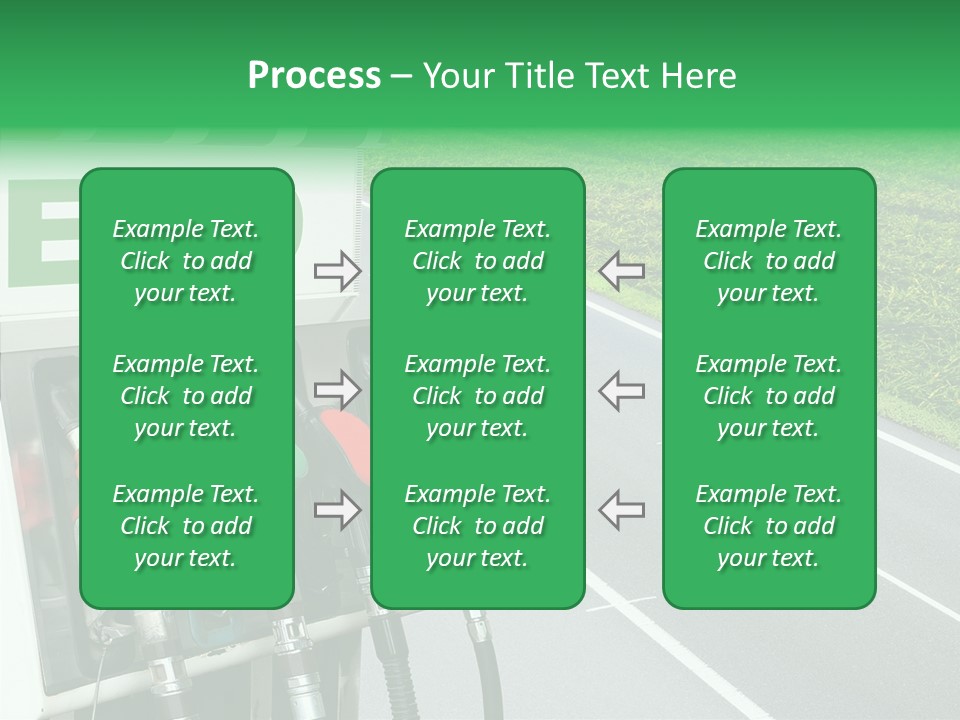 Pump Automobile Transport PowerPoint Template