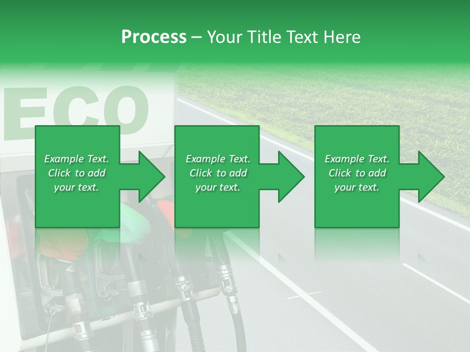Pump Automobile Transport PowerPoint Template