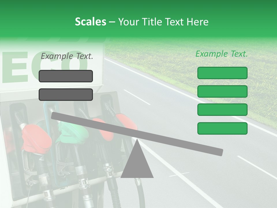 Pump Automobile Transport PowerPoint Template