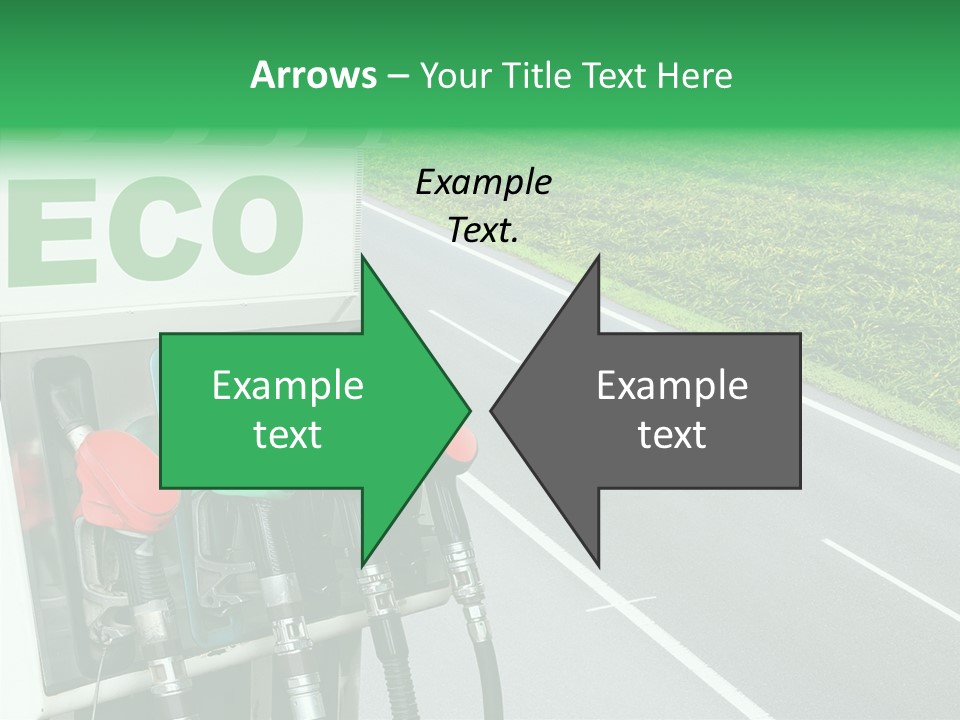 Pump Automobile Transport PowerPoint Template