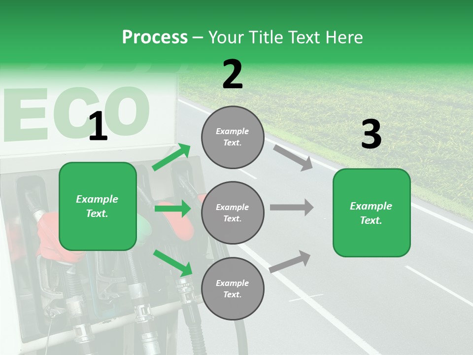 Pump Automobile Transport PowerPoint Template
