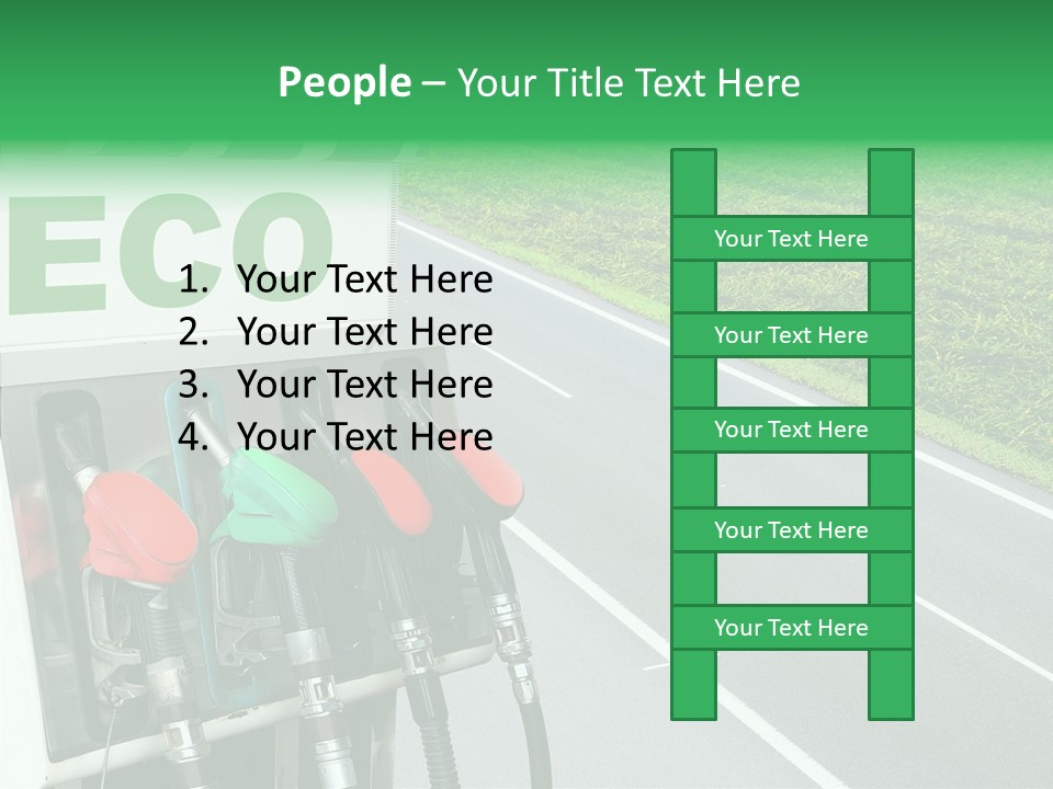 Pump Automobile Transport PowerPoint Template