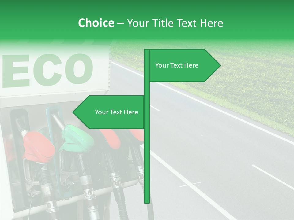 Pump Automobile Transport PowerPoint Template