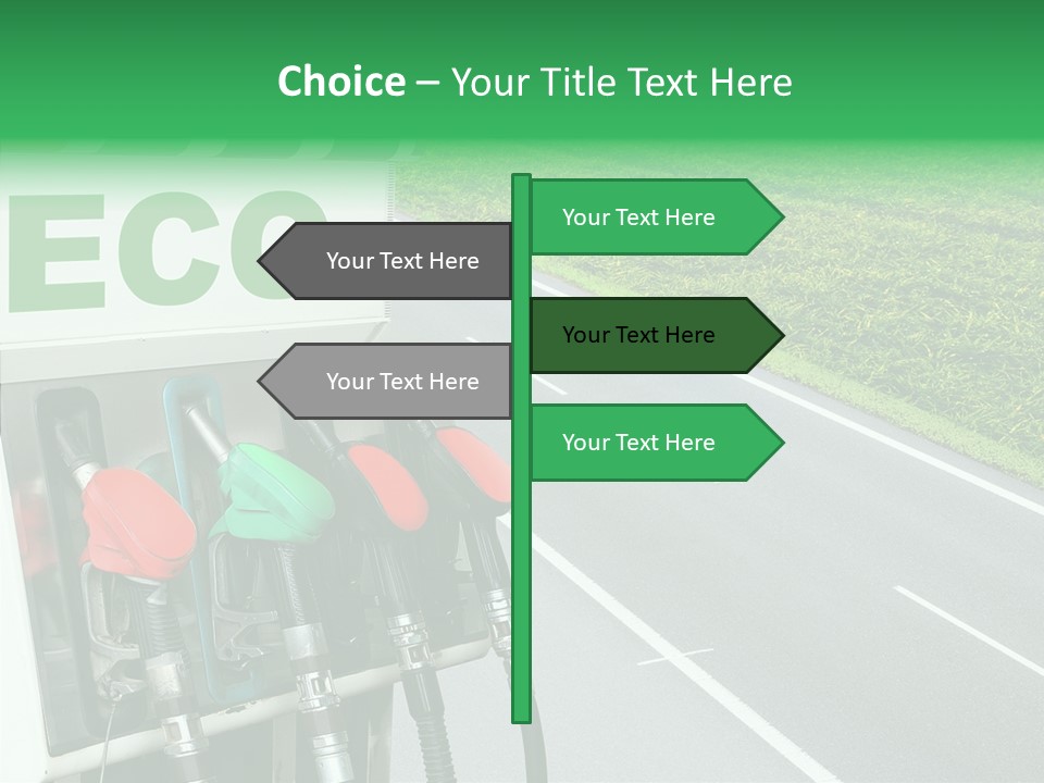 Pump Automobile Transport PowerPoint Template