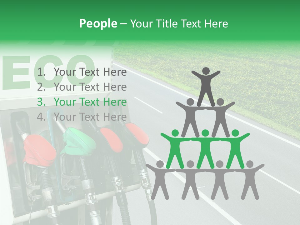 Pump Automobile Transport PowerPoint Template