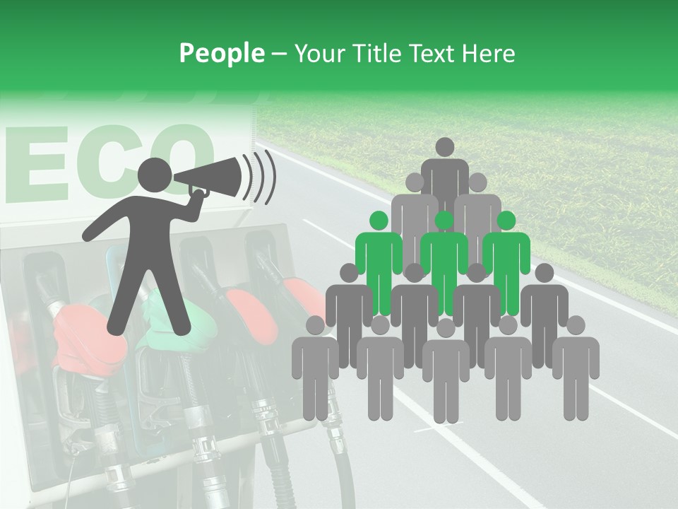 Pump Automobile Transport PowerPoint Template