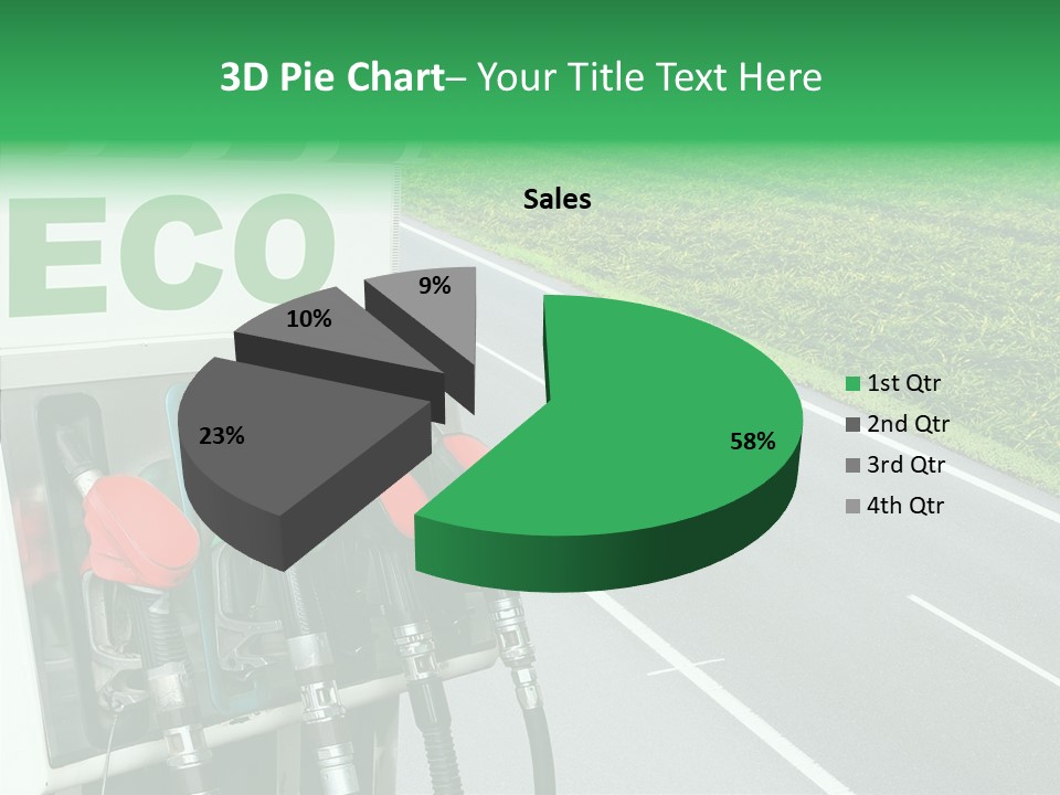 Pump Automobile Transport PowerPoint Template
