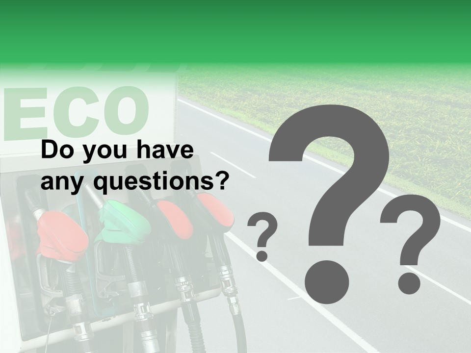 Pump Automobile Transport PowerPoint Template