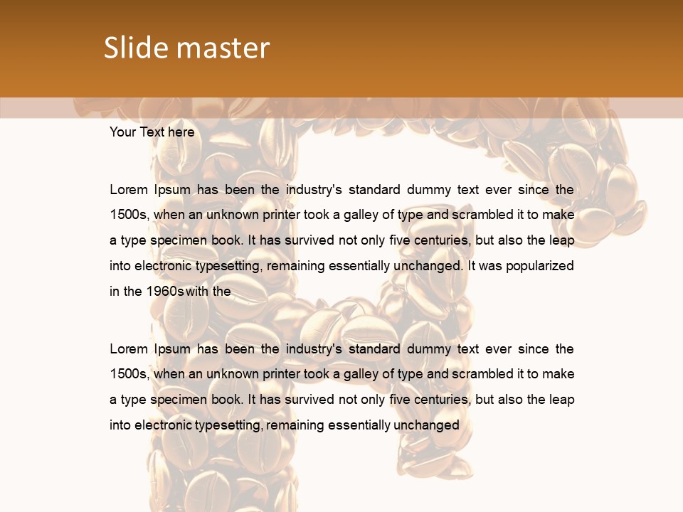 Upper Gilded Group PowerPoint Template