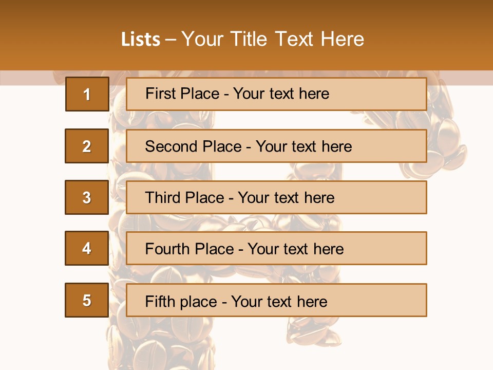 Upper Gilded Group PowerPoint Template