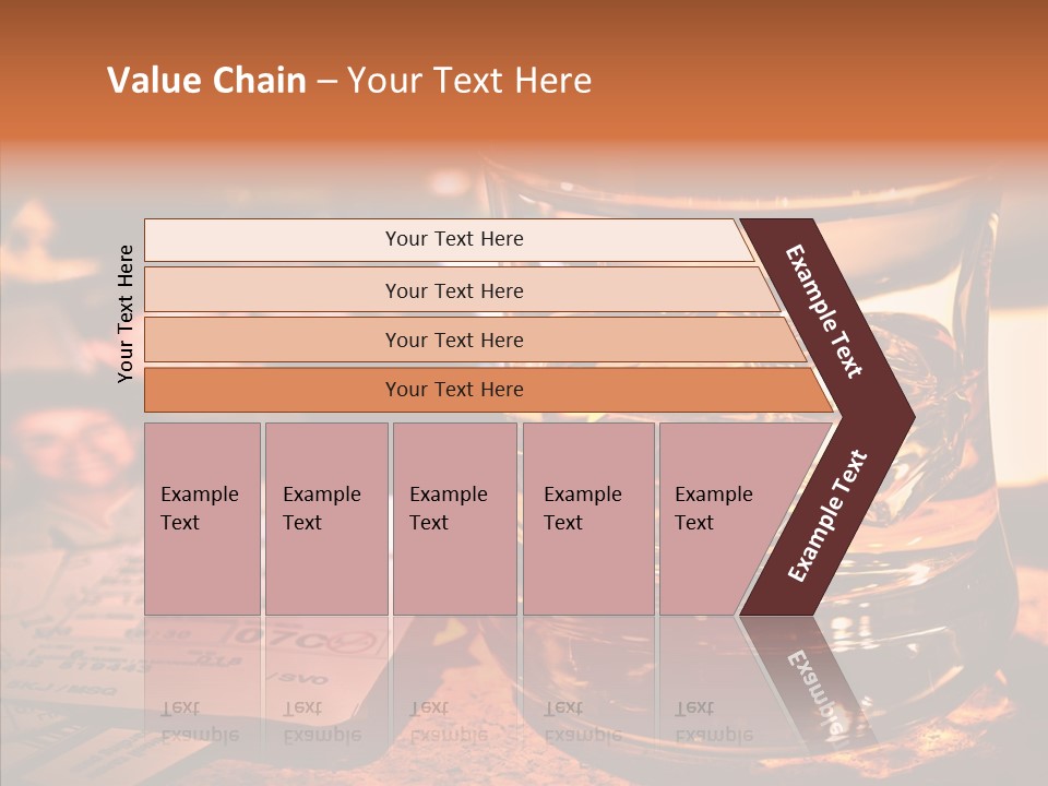 Red Backgrounds Textured PowerPoint Template