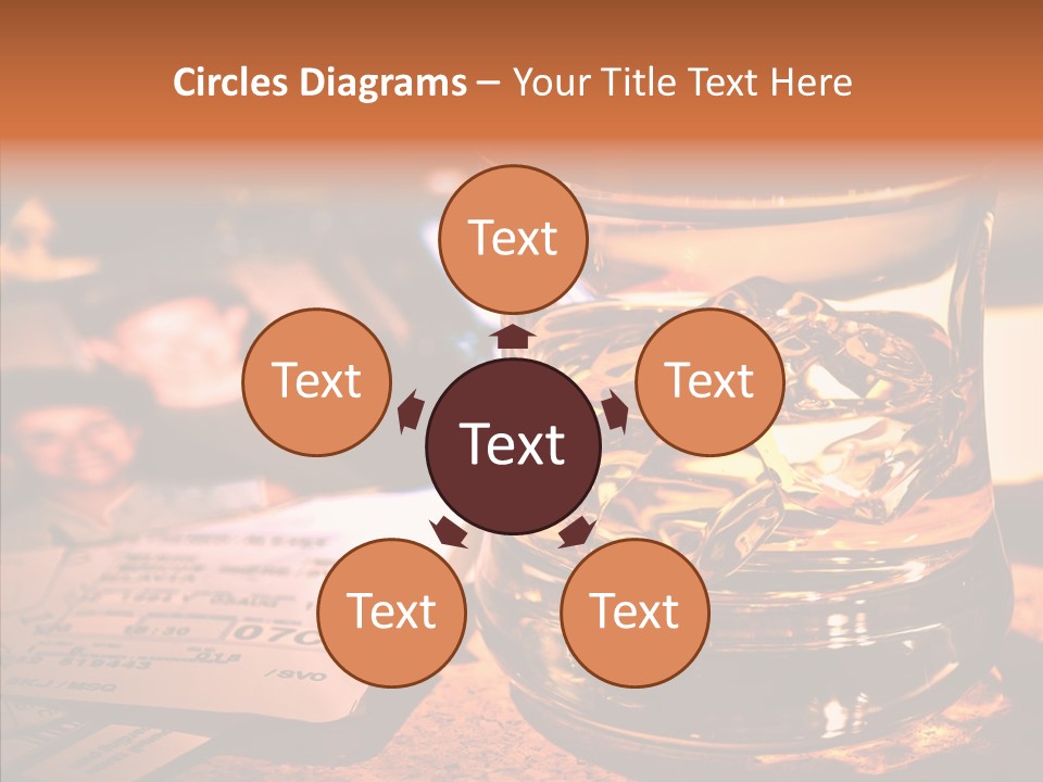 Red Backgrounds Textured PowerPoint Template