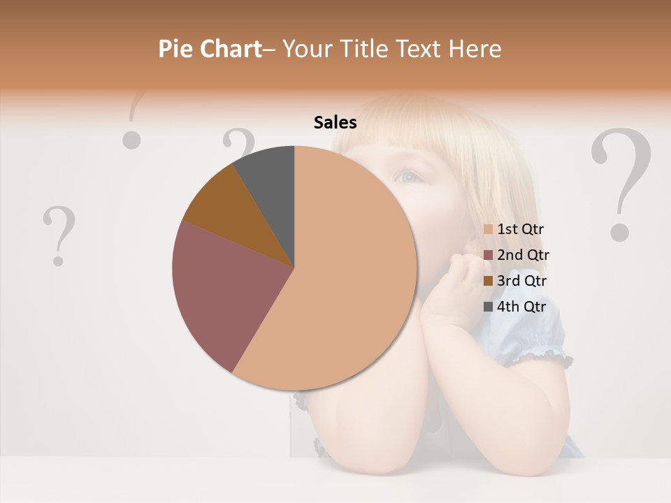 Uncertain Girl People PowerPoint Template