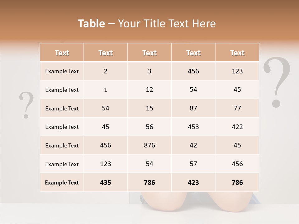 Uncertain Girl People PowerPoint Template
