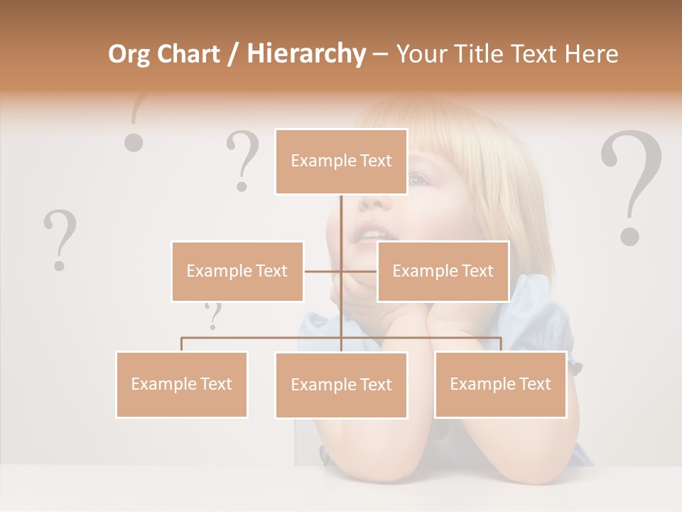 Uncertain Girl People PowerPoint Template