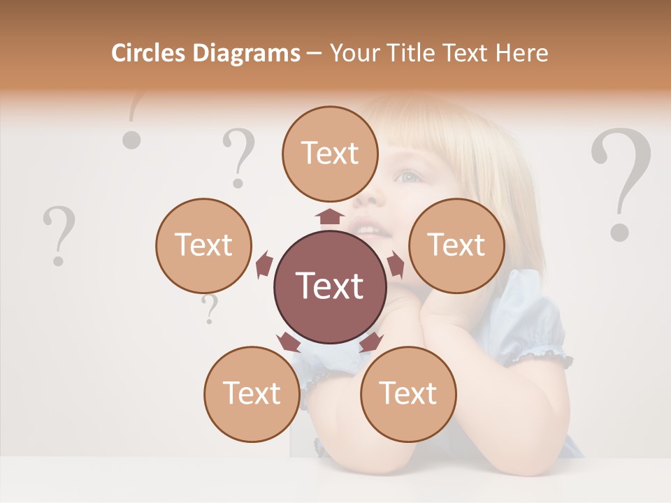 Uncertain Girl People PowerPoint Template