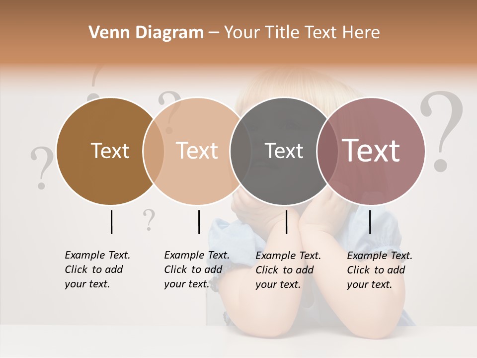 Uncertain Girl People PowerPoint Template