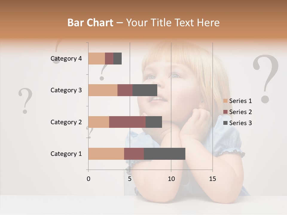 Uncertain Girl People PowerPoint Template