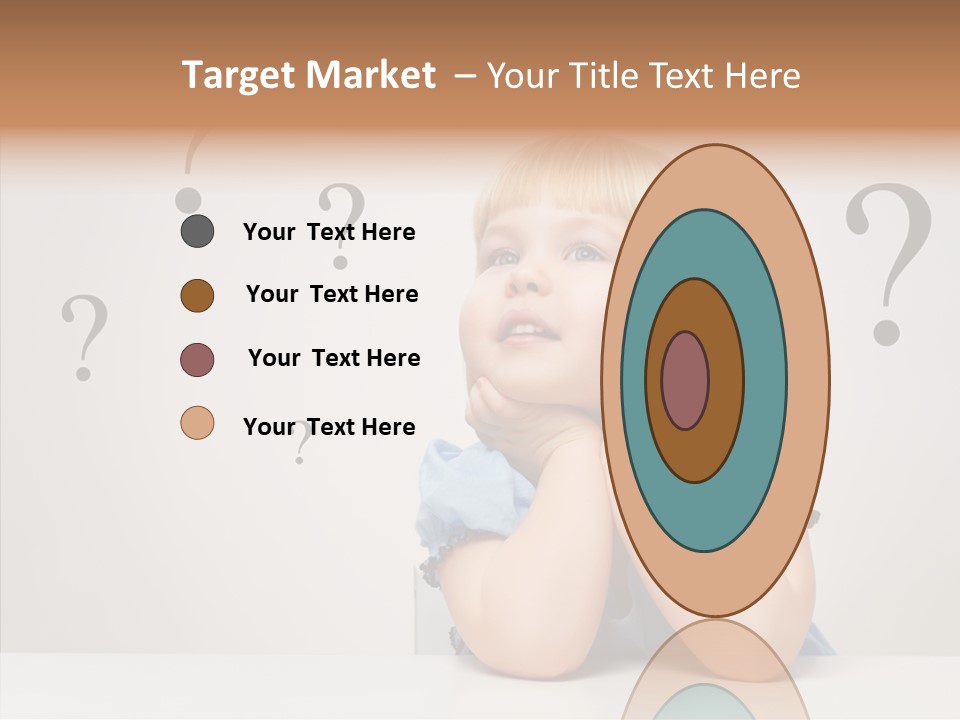 Uncertain Girl People PowerPoint Template