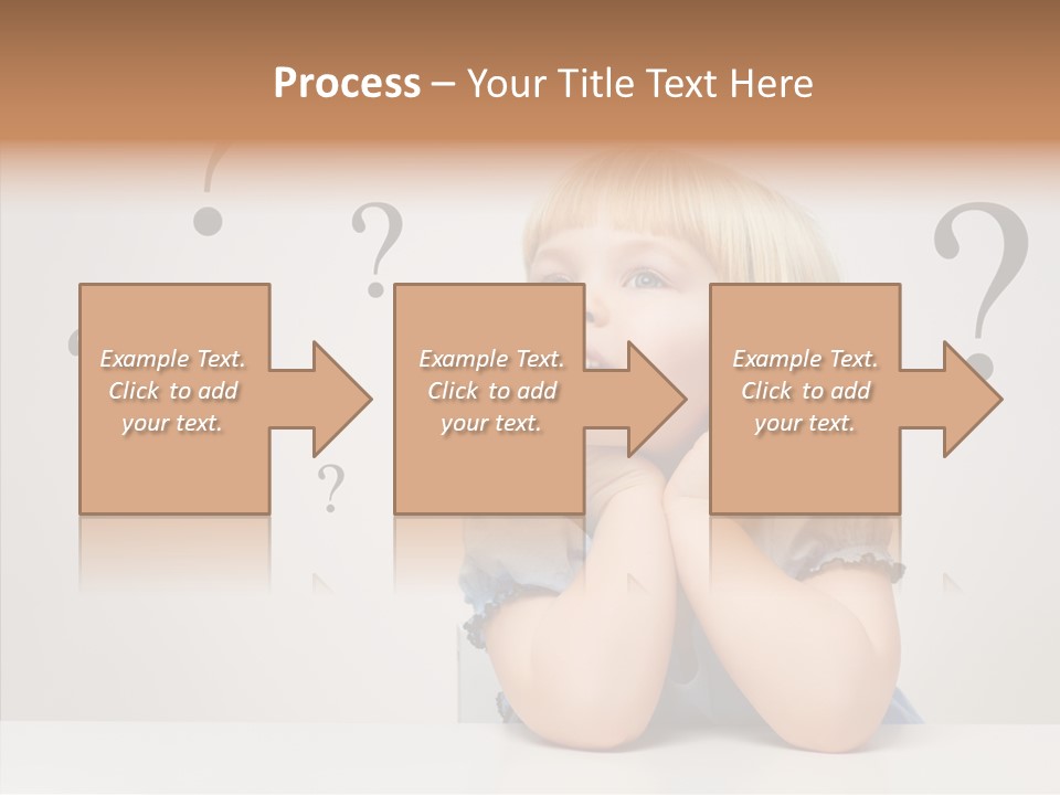 Uncertain Girl People PowerPoint Template