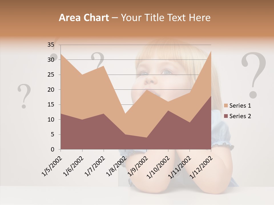 Uncertain Girl People PowerPoint Template