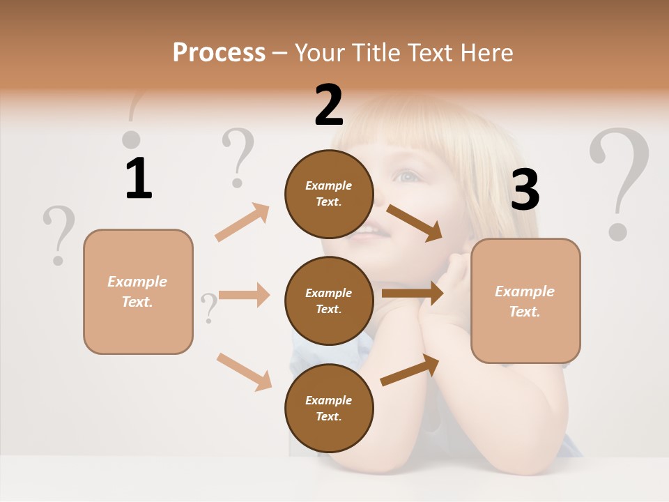 Uncertain Girl People PowerPoint Template