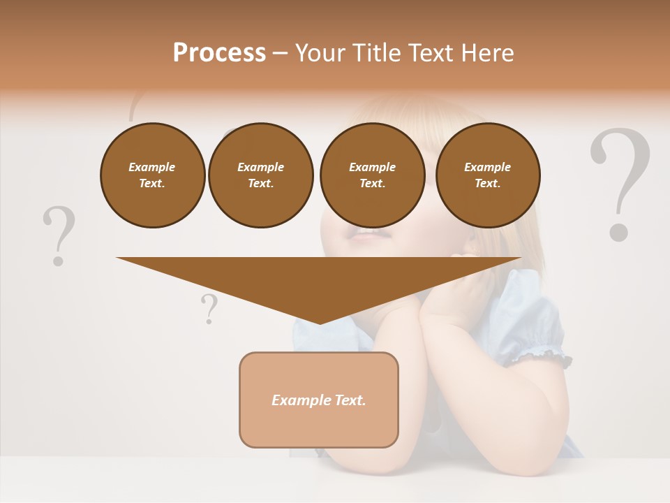 Uncertain Girl People PowerPoint Template