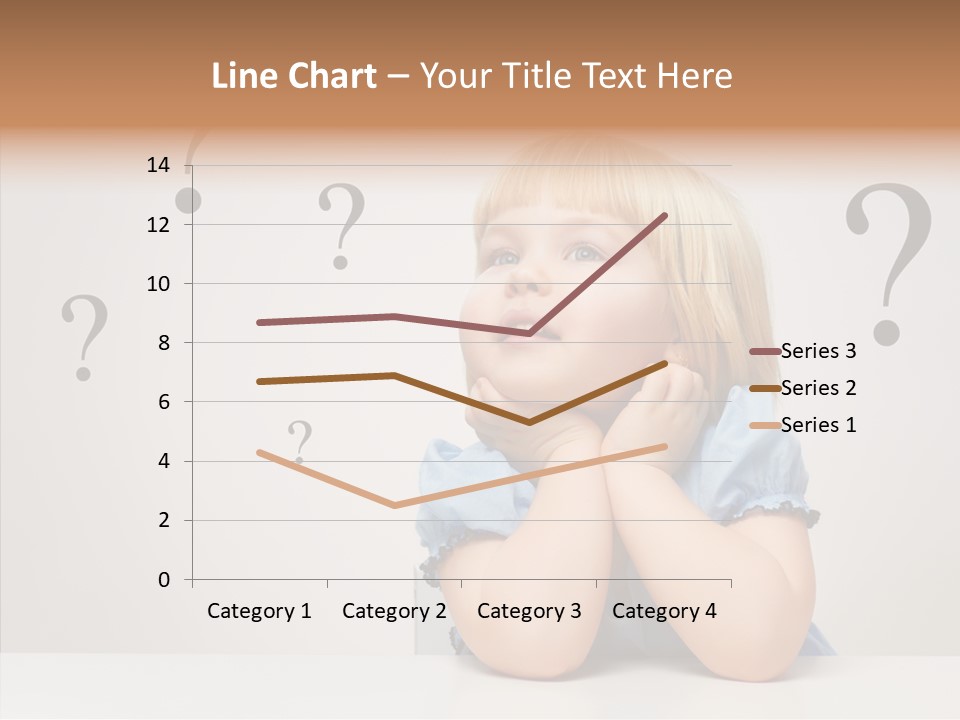 Uncertain Girl People PowerPoint Template