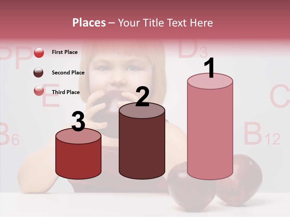 Healthy Candid Caucasian PowerPoint Template