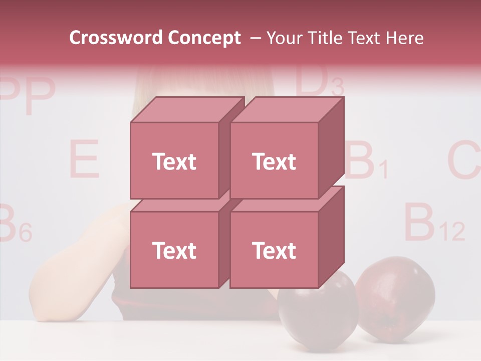 Healthy Candid Caucasian PowerPoint Template