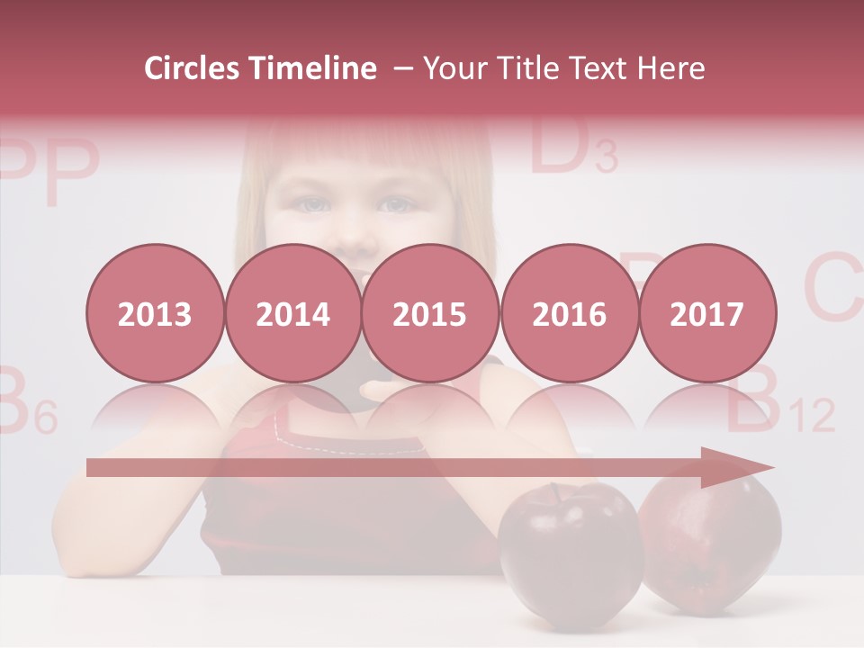 Healthy Candid Caucasian PowerPoint Template