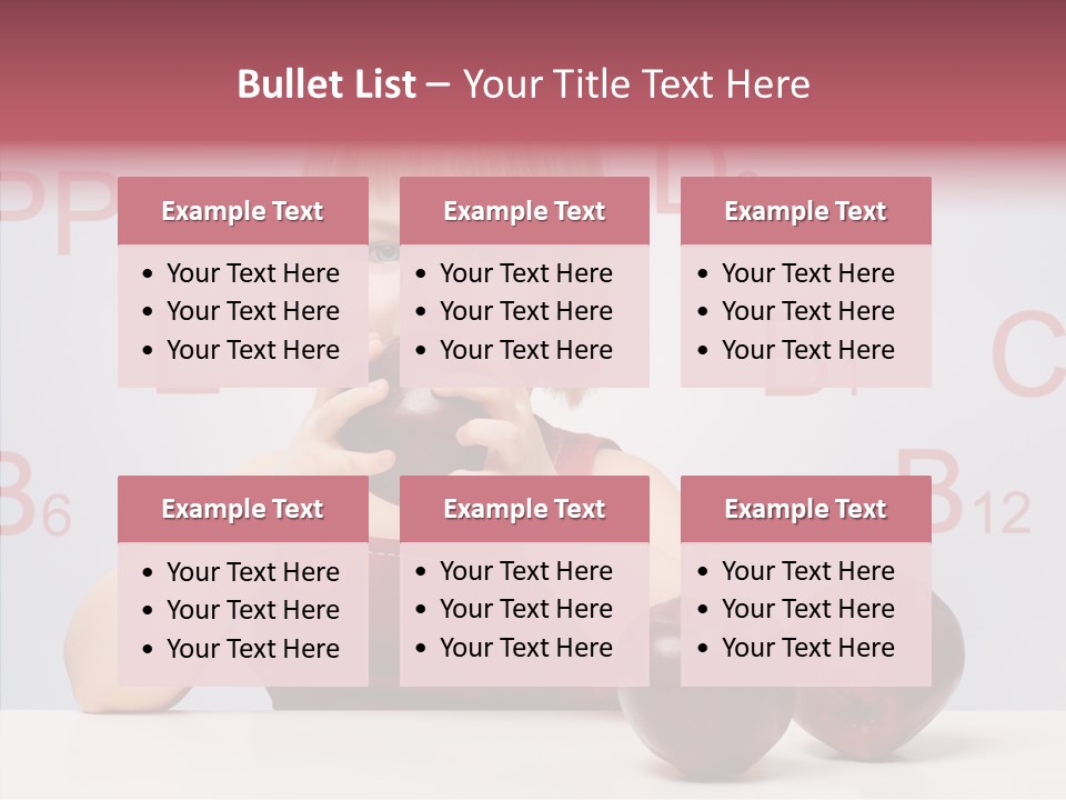 Healthy Candid Caucasian PowerPoint Template