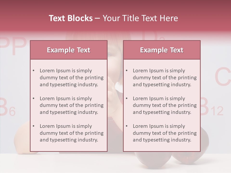 Healthy Candid Caucasian PowerPoint Template