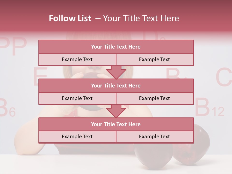 Healthy Candid Caucasian PowerPoint Template