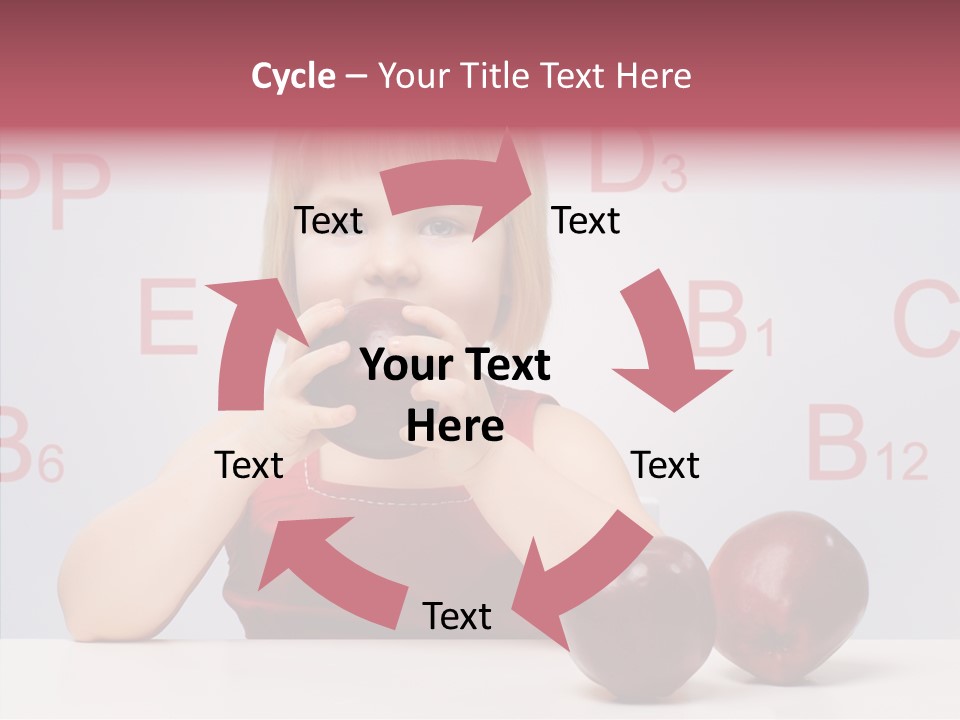 Healthy Candid Caucasian PowerPoint Template