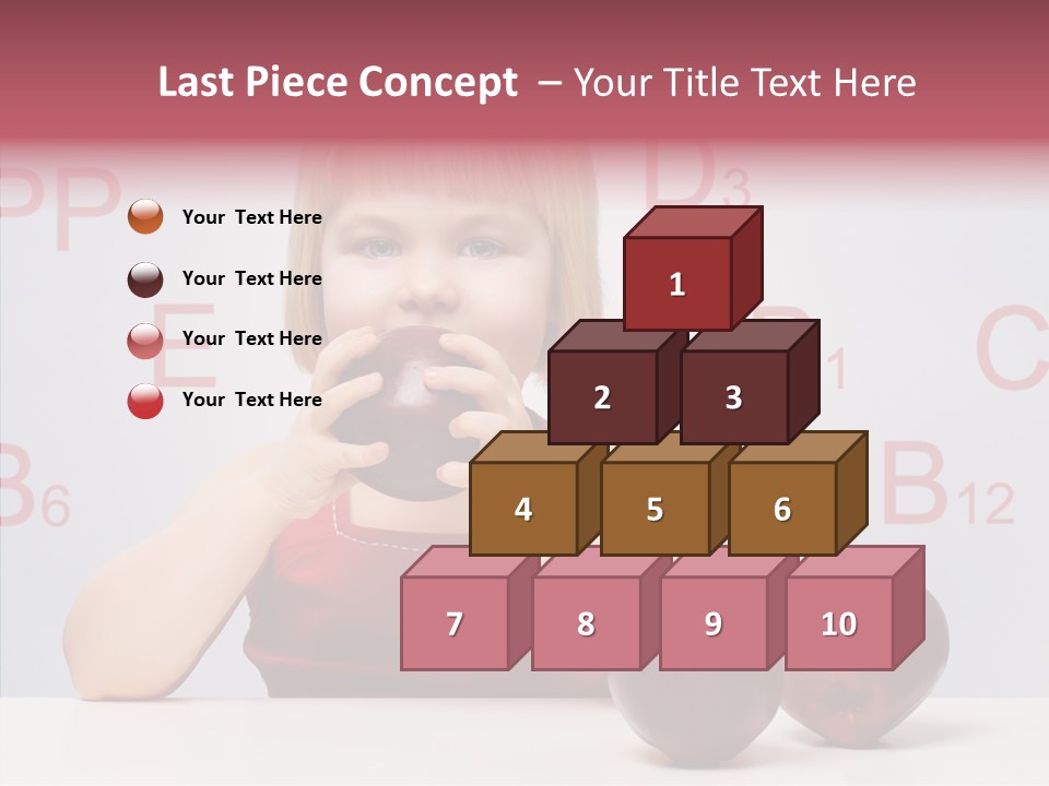 Healthy Candid Caucasian PowerPoint Template