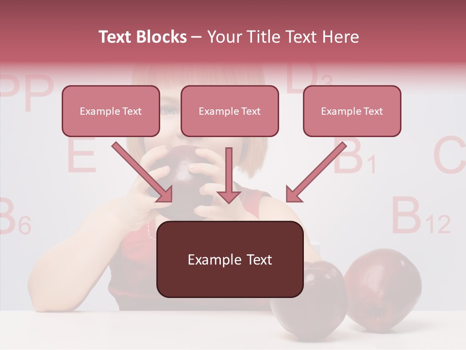Healthy Candid Caucasian PowerPoint Template