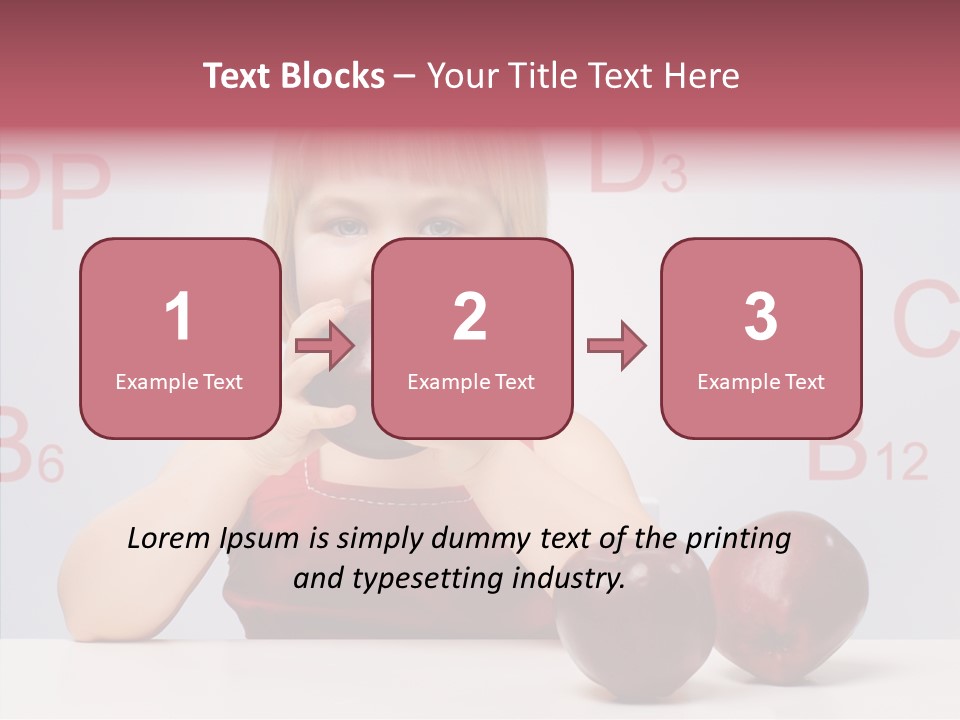 Healthy Candid Caucasian PowerPoint Template