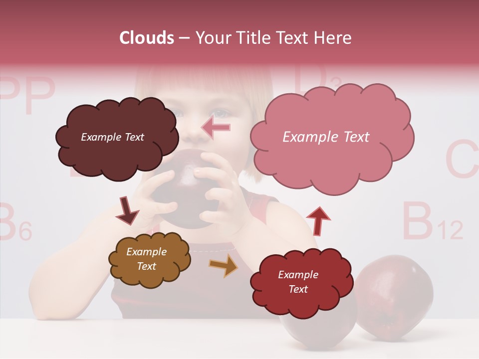 Healthy Candid Caucasian PowerPoint Template