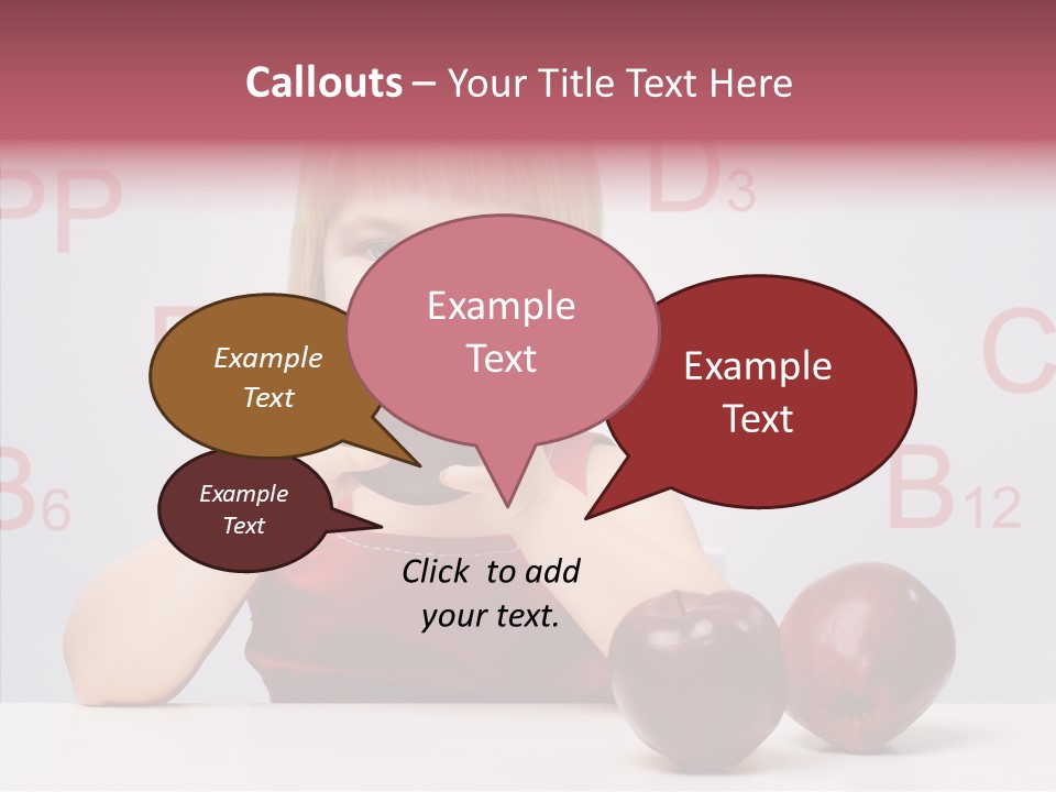 Healthy Candid Caucasian PowerPoint Template