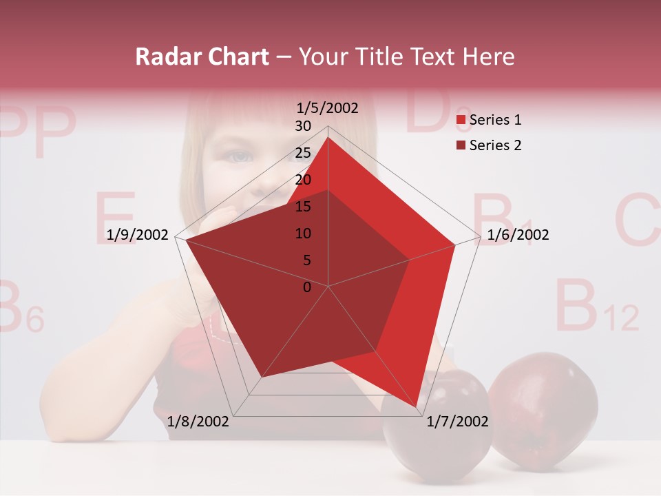 Healthy Candid Caucasian PowerPoint Template