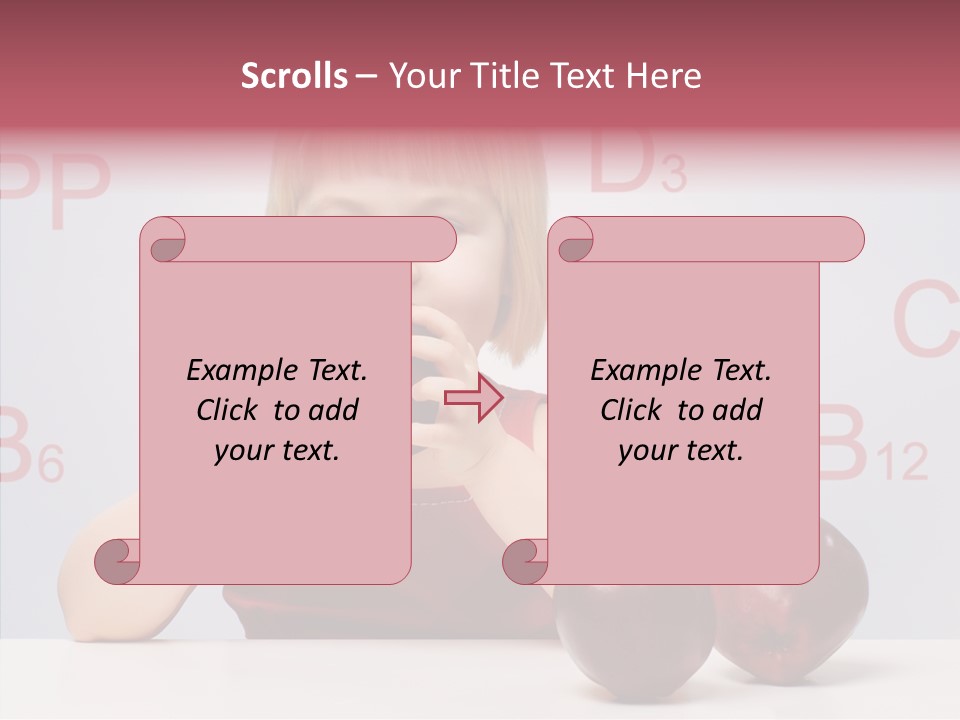 Healthy Candid Caucasian PowerPoint Template