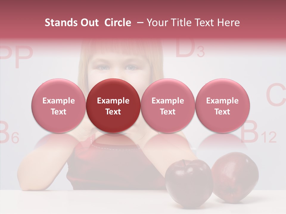 Healthy Candid Caucasian PowerPoint Template