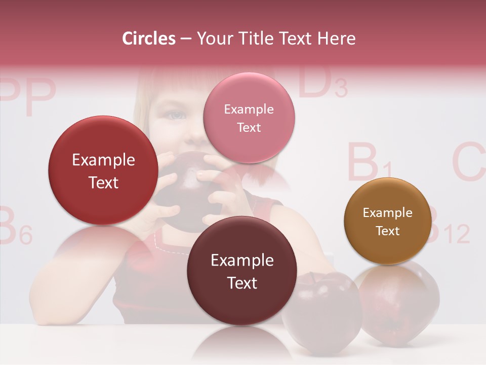 Healthy Candid Caucasian PowerPoint Template