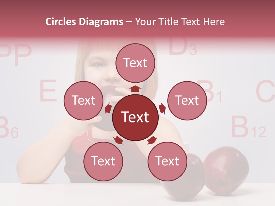 Healthy Candid Caucasian PowerPoint Template