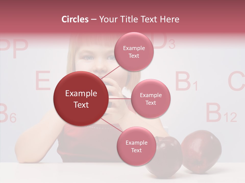 Healthy Candid Caucasian PowerPoint Template