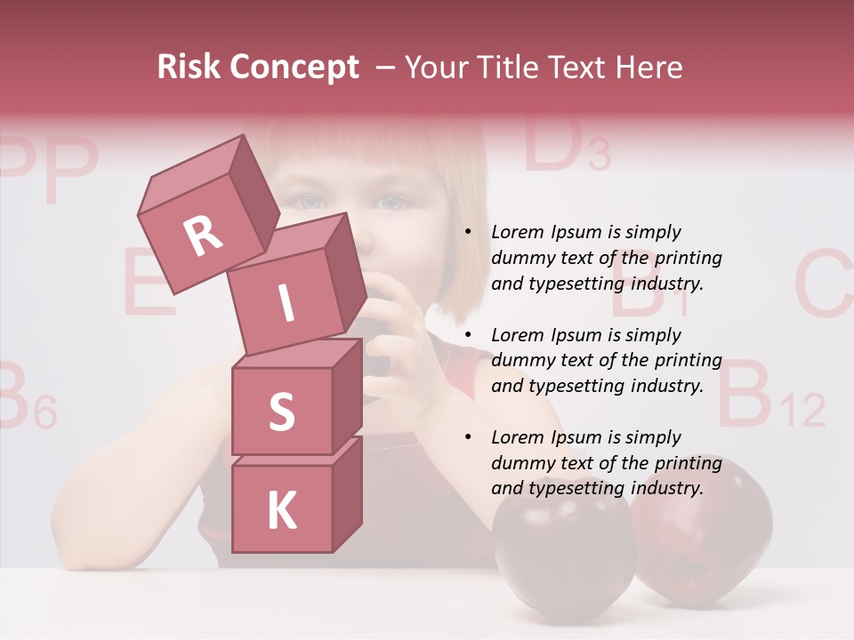 Healthy Candid Caucasian PowerPoint Template