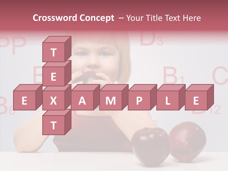 Healthy Candid Caucasian PowerPoint Template